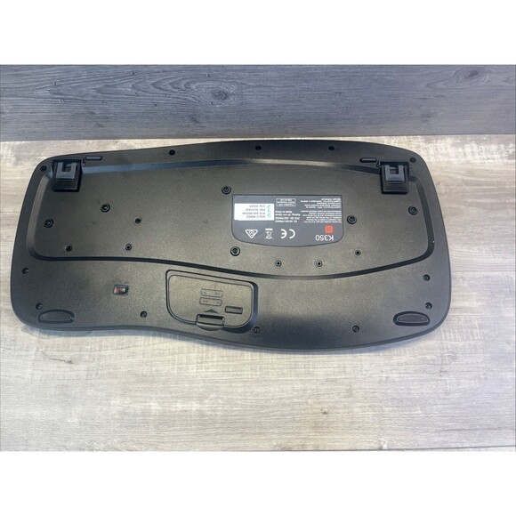 Logitech K350 Comfort Wave Wireless Keyboard ONLY - No Dongle Y-R0053 820-002546 - Picture 8 of 10